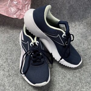 Reebok Lite 3 blue and white  arch support ortholite comfort Running Shoes 8